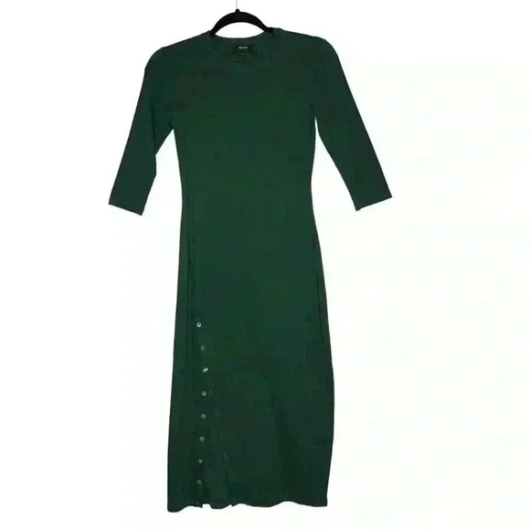 Theory Button Front Perry Knit Dress - Picture 3 of 7